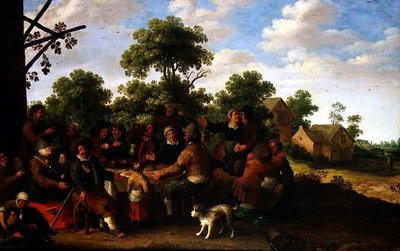 Landsbyfest av Joost Cornelisz. Droochsloot
