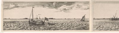 Utsikt over nordsiden av Maas Postkort (serietittel) av Joost van Geel