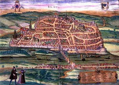 Kart over Blois, fra 