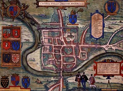 Kart over Chester, fra 