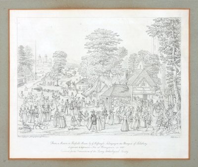 Fete på Horseydown i ca. 1590 av Joris Hoefnagel