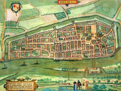 Kart over Bremen, fra 