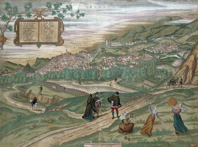 Kart over Granada, fra 