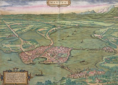 Kart over Mantua, fra 