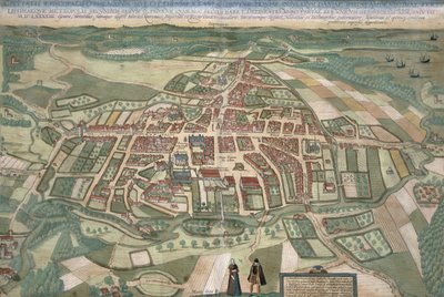Kart over Odense, fra 