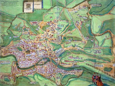 Kart over Roma, fra 