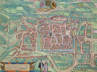 Kart over Weimar, fra 