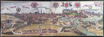 Utsikt over Krakow fra nordvest, fra 