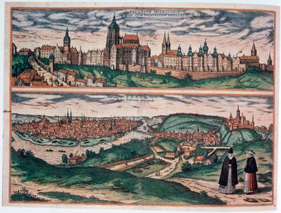 Utsikt over Praha, c1572 av Joris Hoefnagel