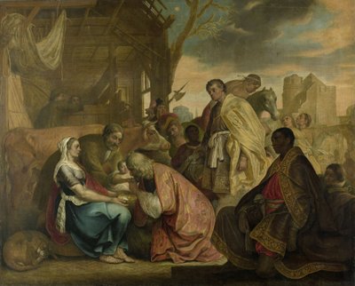 Tilbedelsen av magiene, 1646 av Joris van Schooten