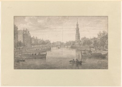 Utsikt over innsiden mot Oude Schans av Joris van der Haagen