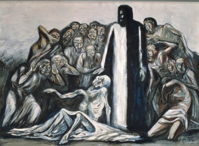 Oppreisningen av Lasarus av José Clemente Orozco