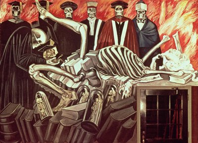 Gods of the Modern World, fra The Epic of American Civilization av José Clemente Orozco