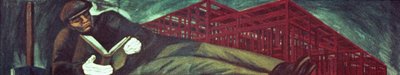 Modern Industrial Man III, fra The Epic of American Civilization av José Clemente Orozco