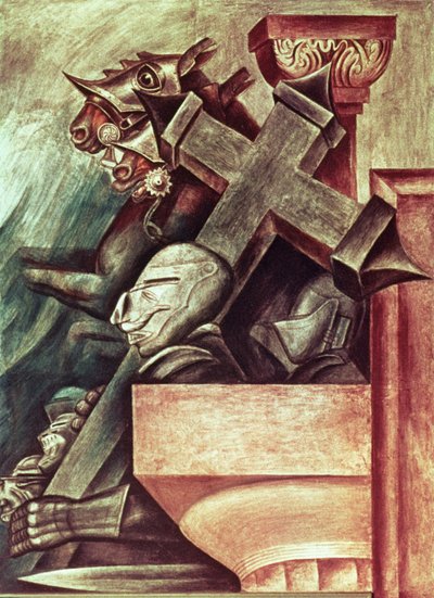 The Prophecy, fra The Epic of American Civilization av José Clemente Orozco