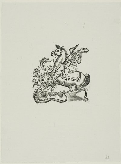 Saint George av José Guadalupe Posada