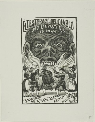 Djevelen slår med hodet av José Guadalupe Posada