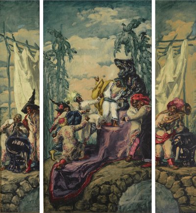 Sommer – Afrika Triptych, 1917-1918 av José María Sert
