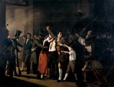 Skyting av de spanske patriotene i Buen Suceso (ved daggry 3. mai 1808) av José Marcelo Contreras y Muñoz