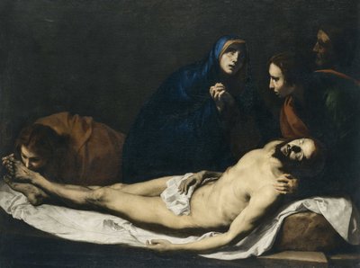 Klagesangen over Kristus, 1633. av José Ribera de