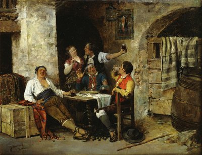I tavernaen av Jose Benlliure y Gil
