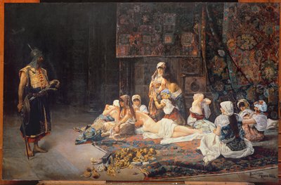 I Harem, 1884 av Jose Gallegos Arnosa