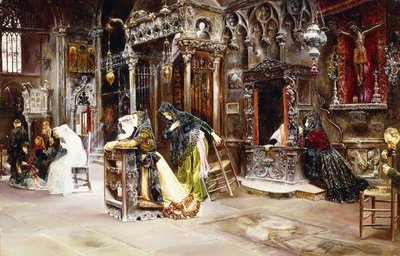 Bekjennelsen, 1893 av Jose Gallegos Arnosa
