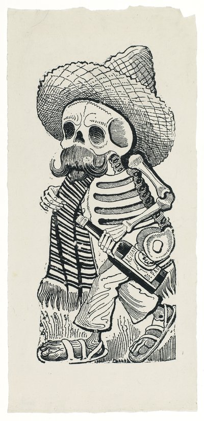 Hodeskallen til Francisco I. Madero av José Guadalupe Posada