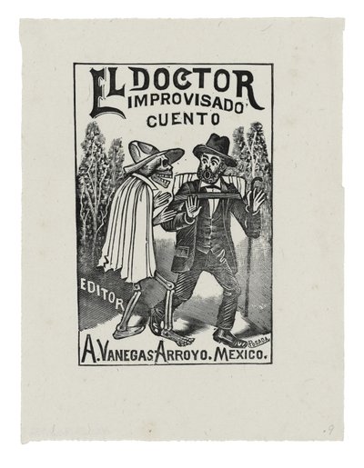 The Impromptu Doctor Tale, ca. 1888-1913, trykt 1942 (gravering) av José Guadalupe Posada