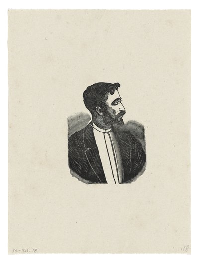 Portrett, ca. 1888-1913, trykt 1942 (gravering) av José Guadalupe Posada