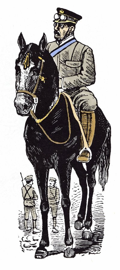 Den meksikanske revolusjonen (1910–1920): Portrett av viktoriansk gartner (1854–1916). Xylografi av Jose Guadalupe Inn (1852-1913). av José Guadalupe Posada