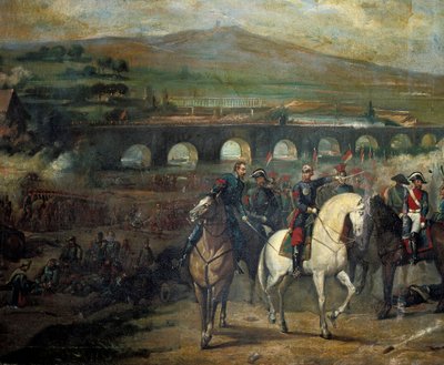 Slaget ved Alcolea nær Cordoba, 20. september 1868 av Jose Maria Rodriguez de Losada