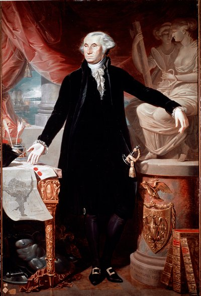 Portrett av USAs president George Washington (1732-1799) Maleri av Giuseppe Perovani (1765-1835) Madrid, Academia de San Fernando av José Perovani