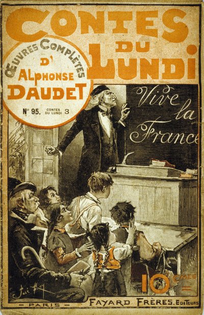 Omslag til boken "Monday Tales" av Alphonse Daudet av Jose Roy