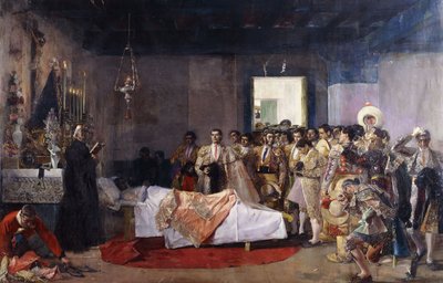 Tyrefekterens død; Tyrefekterens død av Jose Villegas Cordero