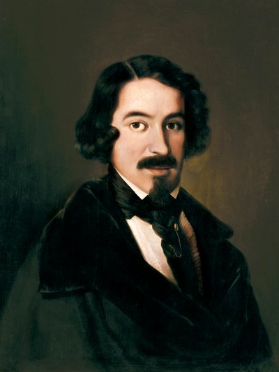 Portrett av Jose de Espronceda (1808-1842) av José de Madrazo