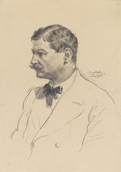 Selvportrett, 1916. av Josef Engelhart