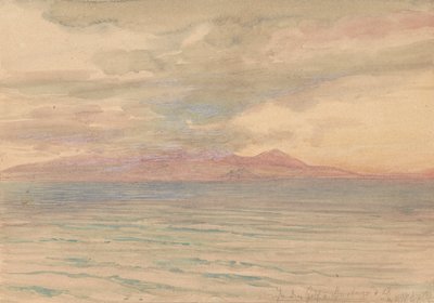 Solnedgang i Kartagobukta av Josef Hoffmann
