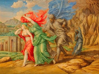 A1_Genesis_26-Flykt fra Sodoma og Gomorra av Josef Johann Michel