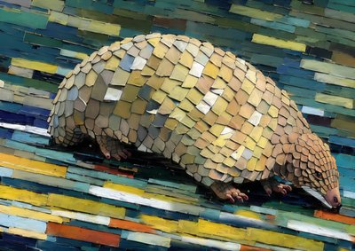 Dyr: pangolin 2 av Josef Johann Michel