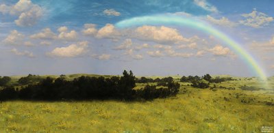 JJM gjenskaper Bierstadt-A: After the Storm av Josef Johann Michel