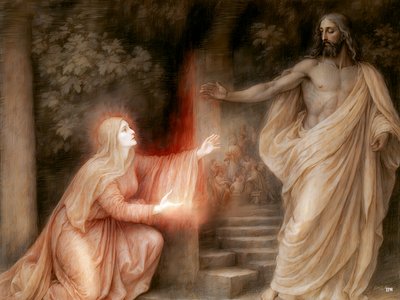 Jesus_sa til henne - Ikke hold meg fast_02 av Josef Johann Michel