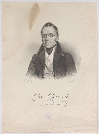 Carl Czerny, født i Wien 21. feb. 1791 av Josef Kriehuber