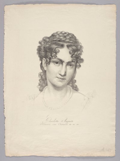 Charlotte Auguste, keiserinne av Østerrike osv. av Josef Kriehuber