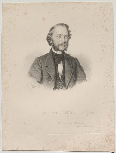 Dr. Jos. Unger av Josef Kriehuber