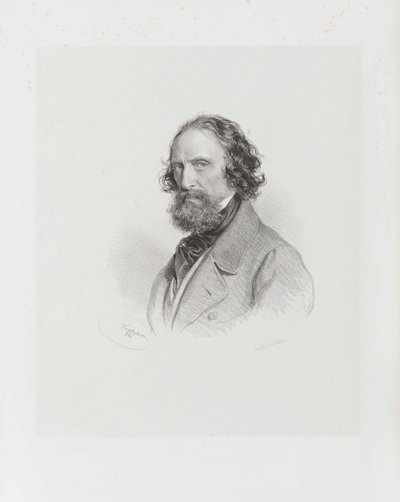 Selvportrett, 1860. av Josef Kriehuber