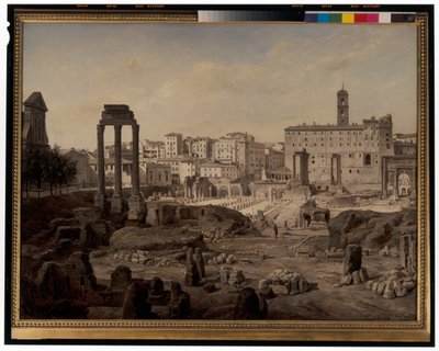 Utsikt over forumet i Roma av Josef Langl