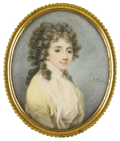 Portrett av grevinne Zofia Potocka-Witt 1760-1822, andre halvdel av 1700-tallet av Josef Leski