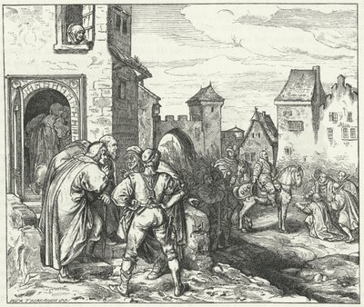 Gustav Adolphus fra Sverige på vei inn i München, 1632 av Josef Mathias Trenkwald