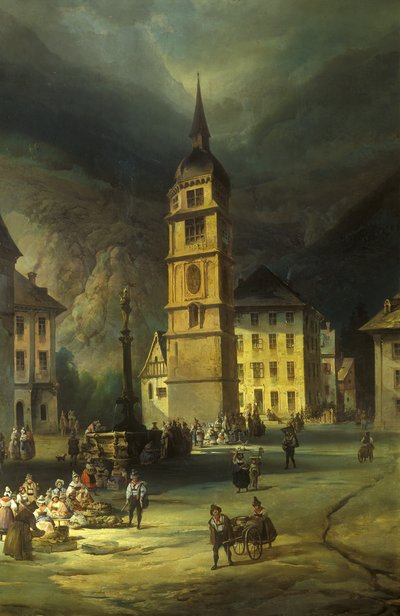 Altdorf ved Vierwaldstättersee av Josef Matěj Navrátil